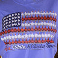 Red, White & Chicken Types Tee 🐔🇺🇸