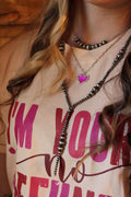 Sliver Y Drop Layered Necklace| Antique Beaded Western Style