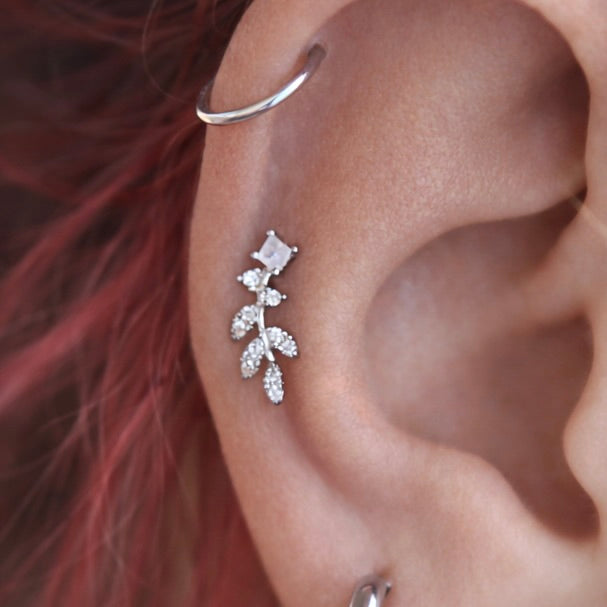 Leaf Stud Earrings