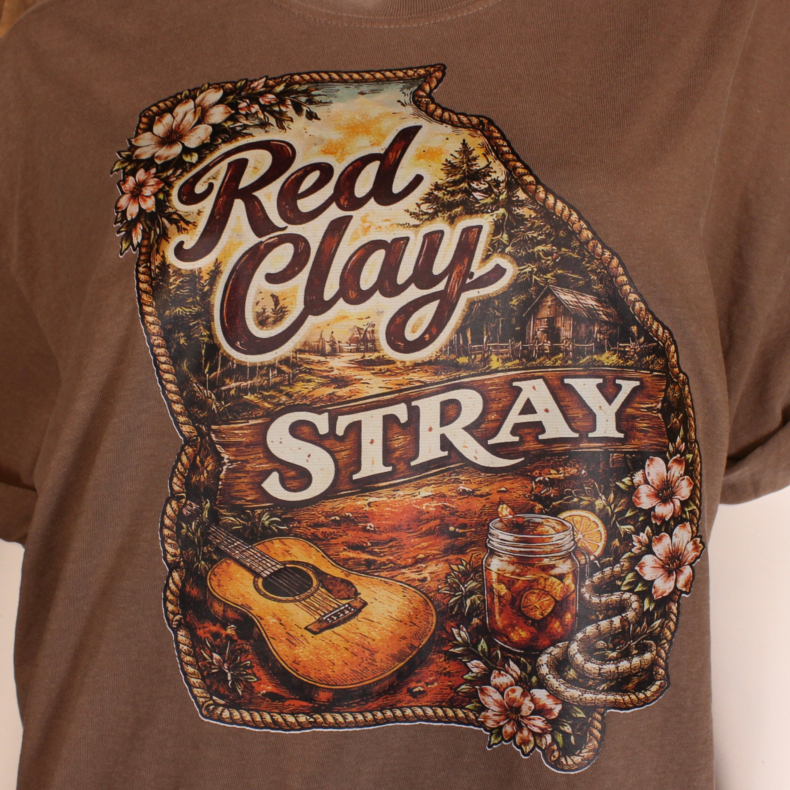 Red Clay Stray Comfort Colors Tee