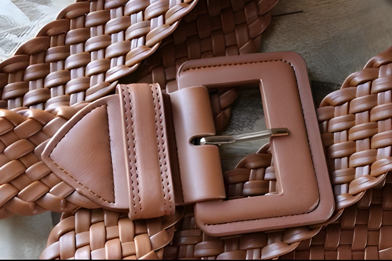 Braided Leather Belt