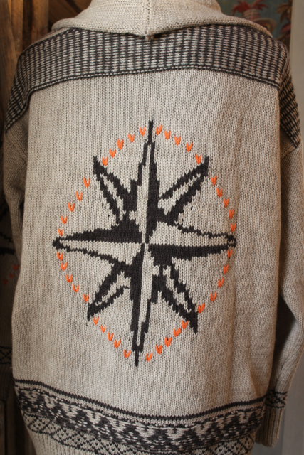 Latte Western Knit Cardigan 