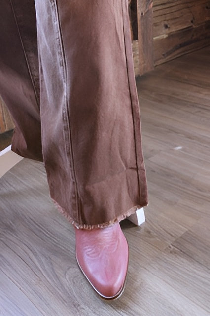 Coffee Flare Jeans