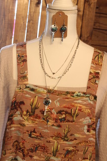 Cowboy Overall Maxi Dress