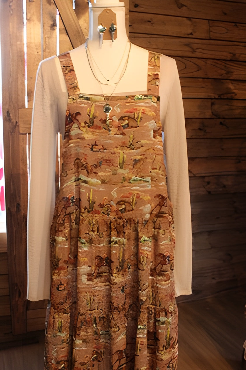 Cowboy Overall Maxi Dress