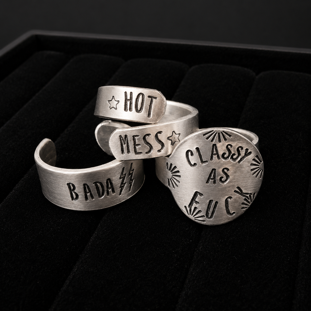 Custom Hand Stamped Jewelry