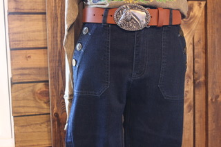 Dark wash flared Jeans