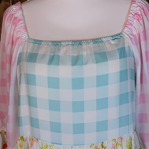 Easter Garden Patchwork Dress
