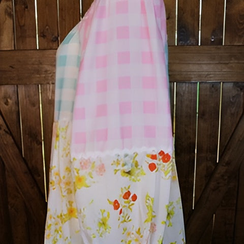 Easter Garden Patchwork Dress