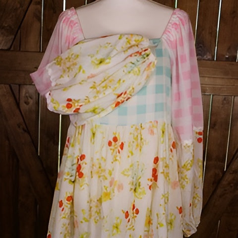 Easter Garden Patchwork Dress
