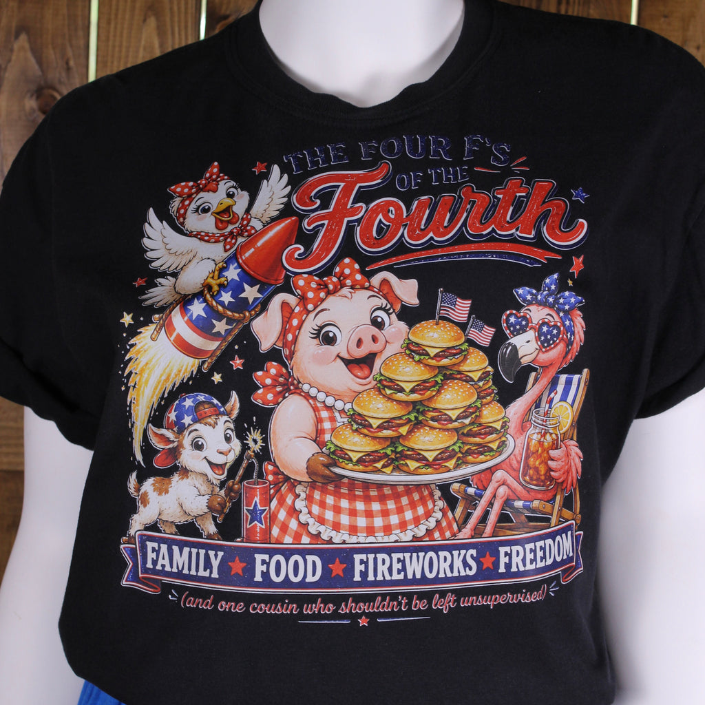 The Four F’s of the Fourth Comfort Colors Tee 🇺🇸
