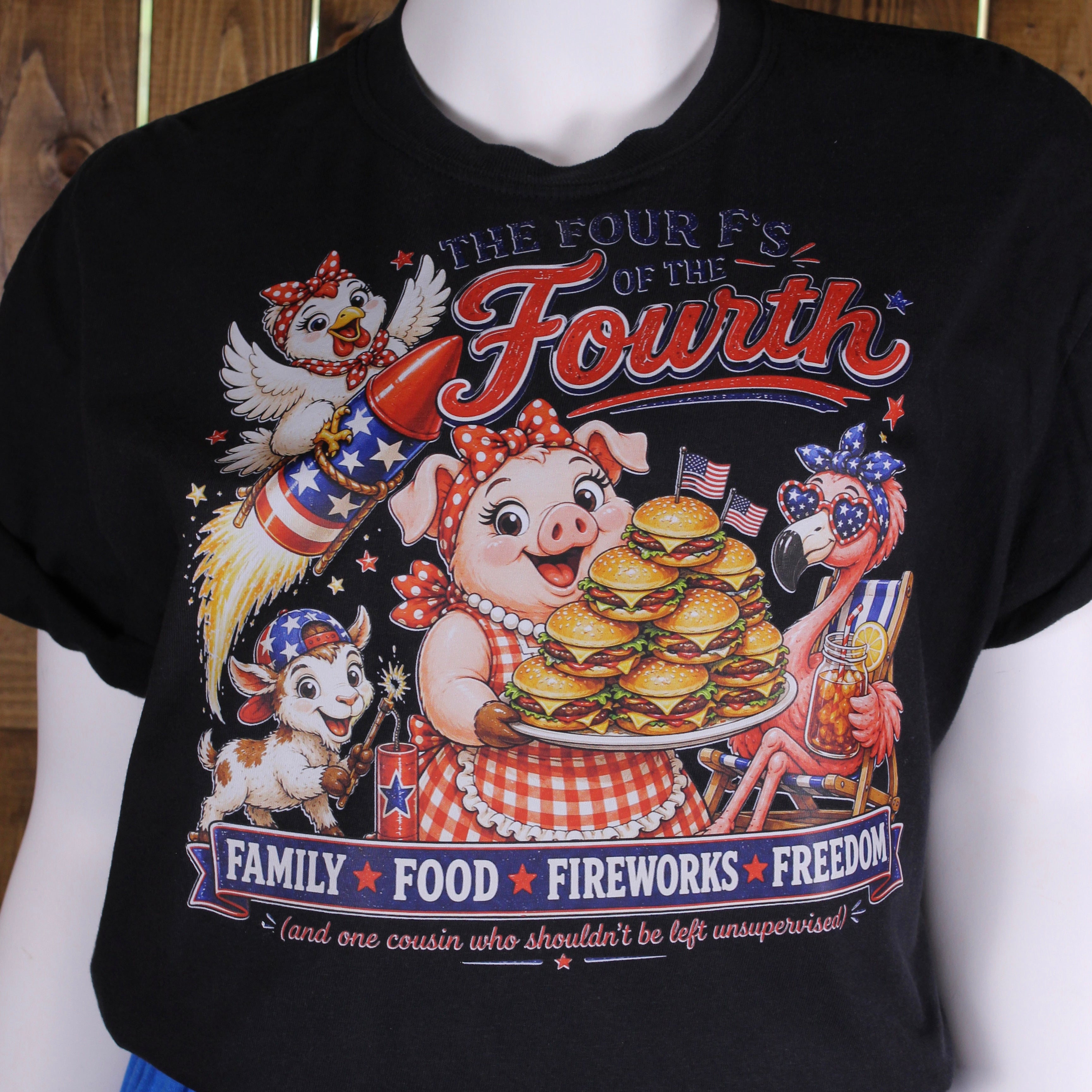 The Four F’s of the Fourth Comfort Colors Tee 🇺🇸