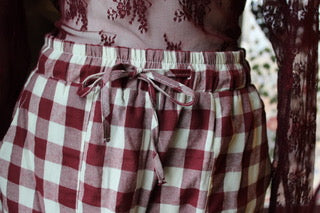Gingham pants
