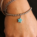 Turquoise Star Charm Bracelet