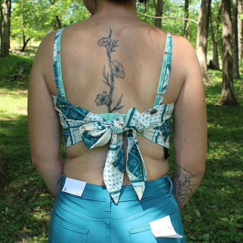 Tie Back Tank Top – Western Boho Cropped Cami