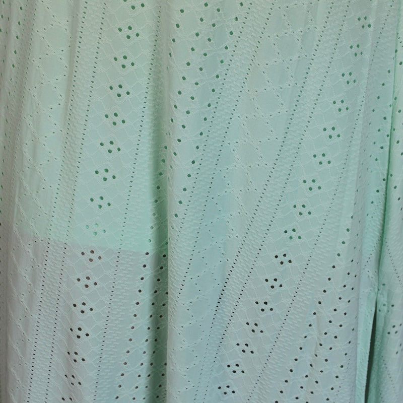 Mint Two Piece Maxi Skirt Set with Built-In Shorts