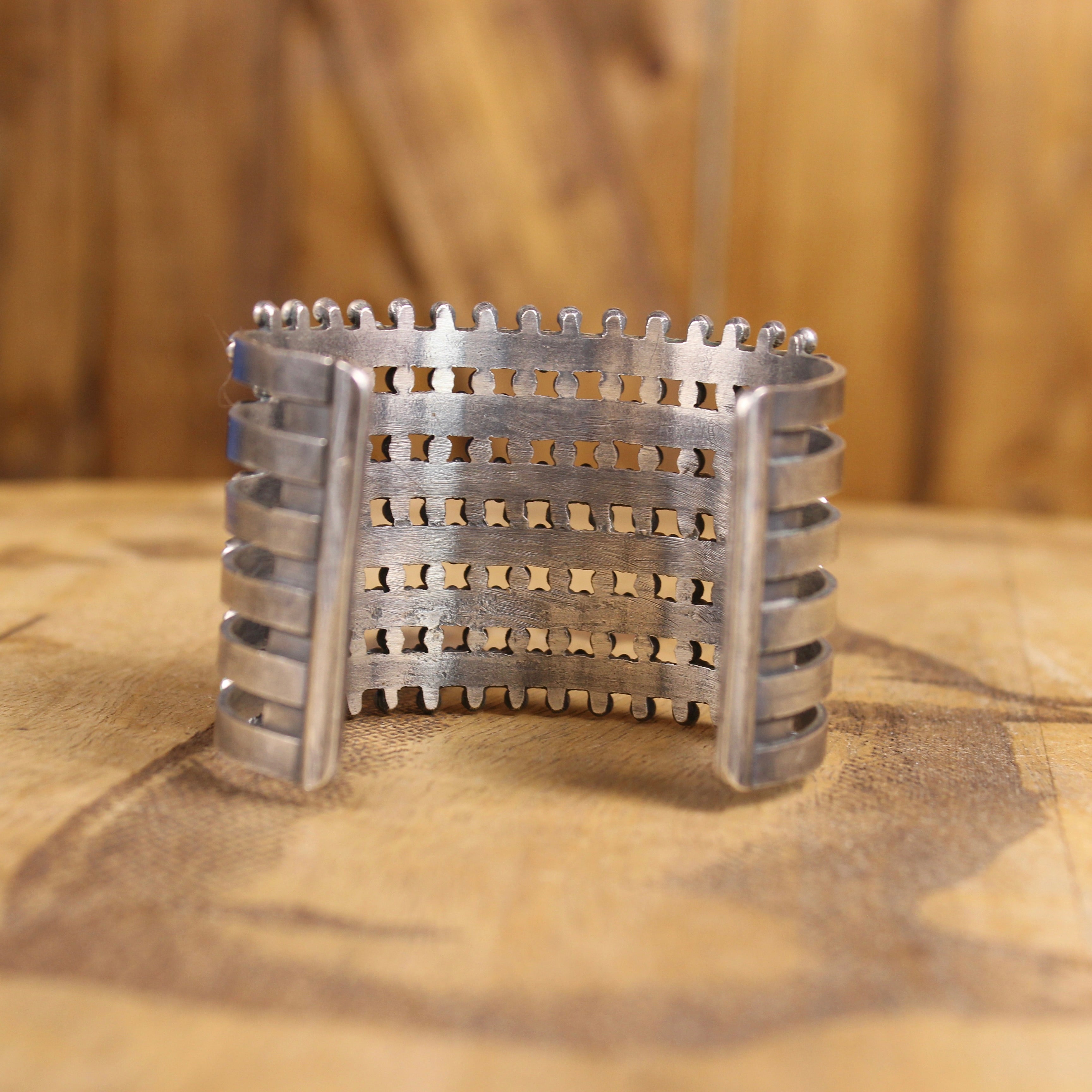 Vintage Zuni Snake Eye Turquoise Open Cuff Bracelet | GGT Sterling Silver | Southwestern Native American Jewelry