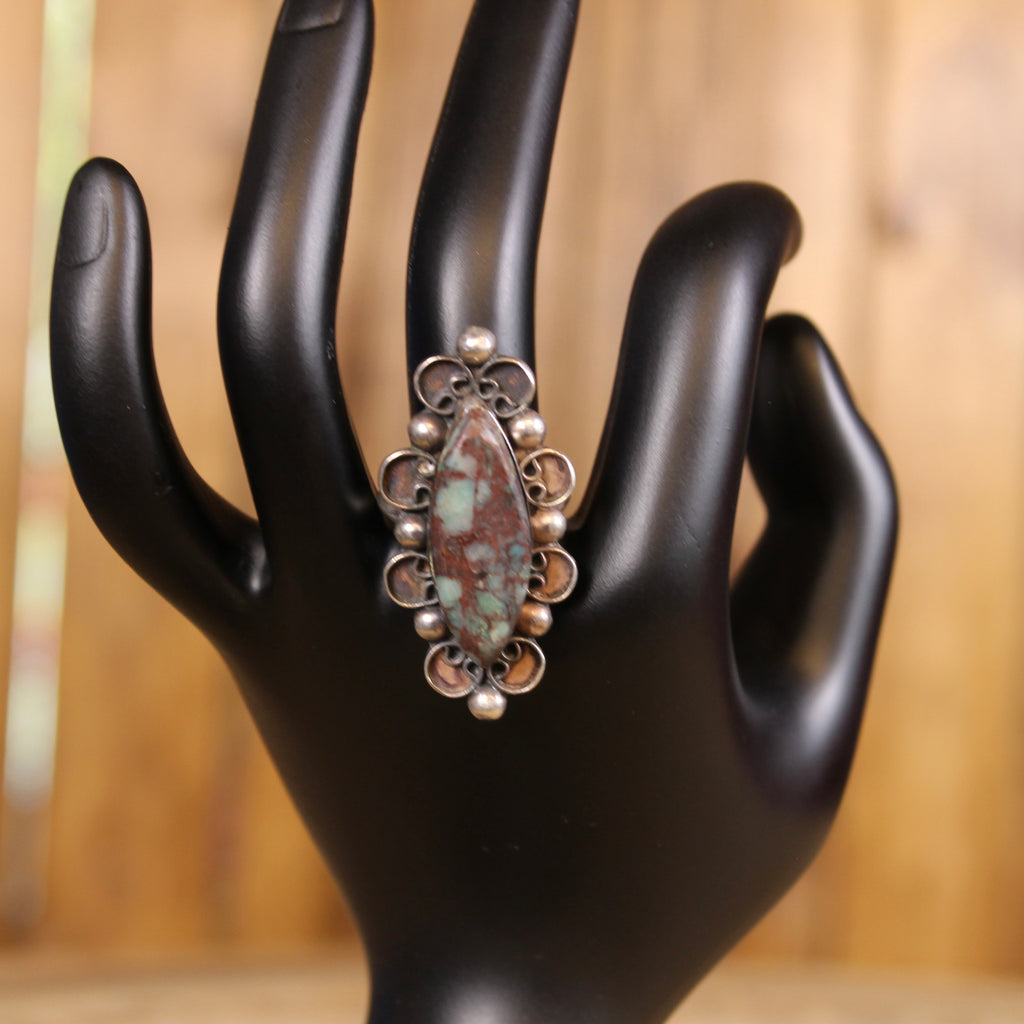 Sterling Silver Mexican Turquoise Ring