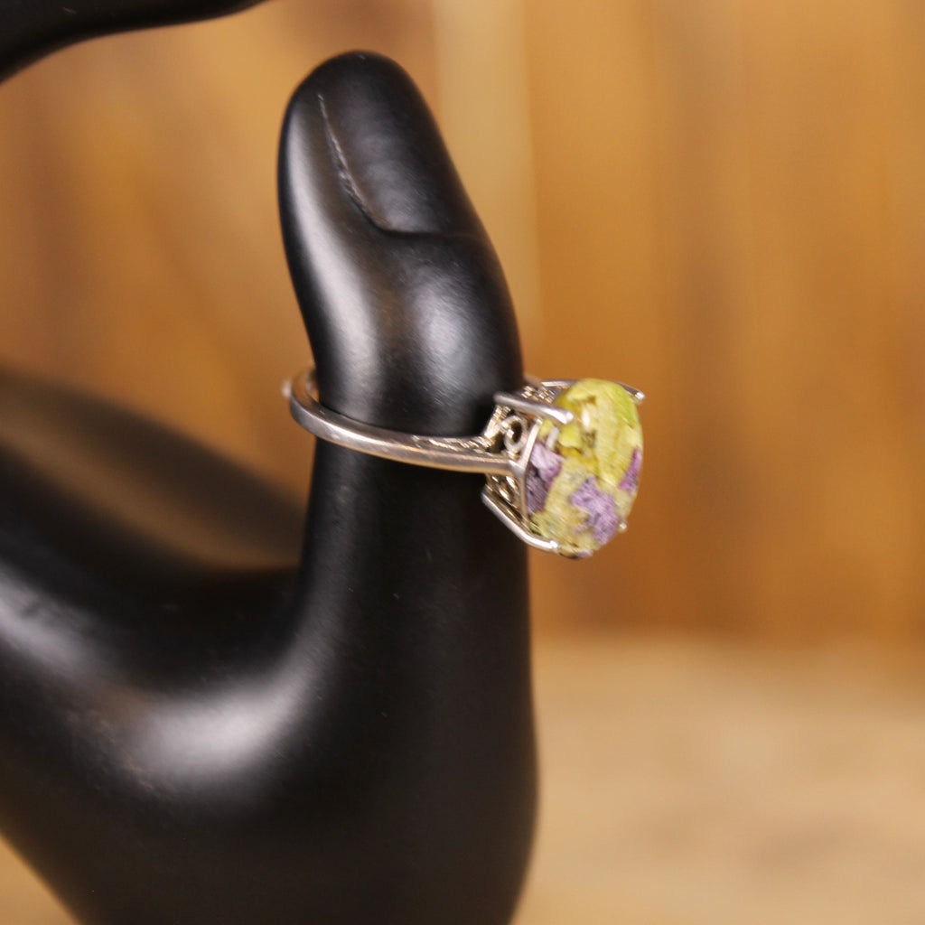 Vintage Atlantisite Sterling Silver Ring