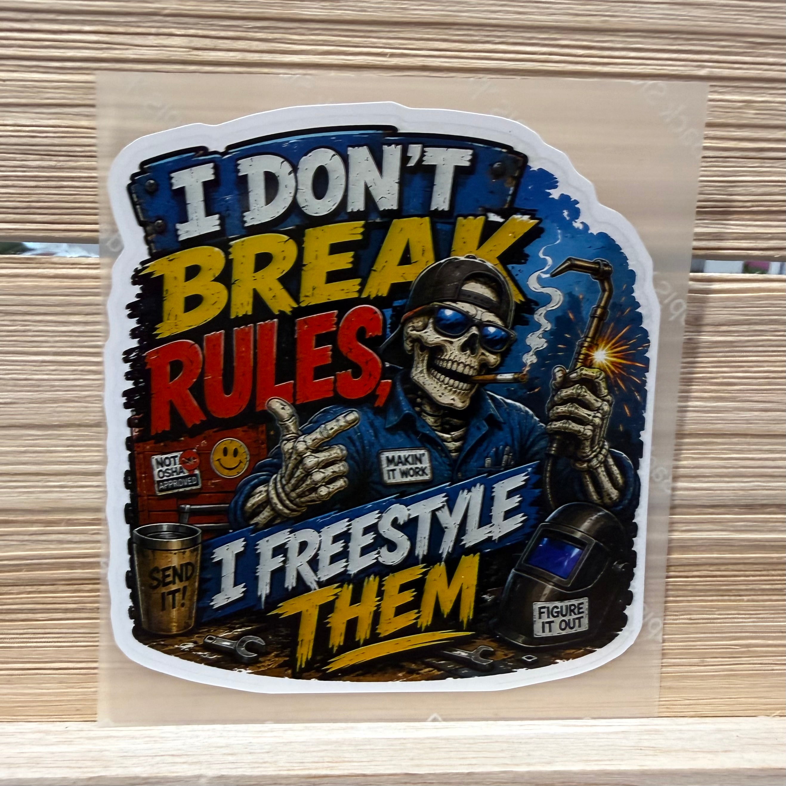 Blue Collar Humor Stickers