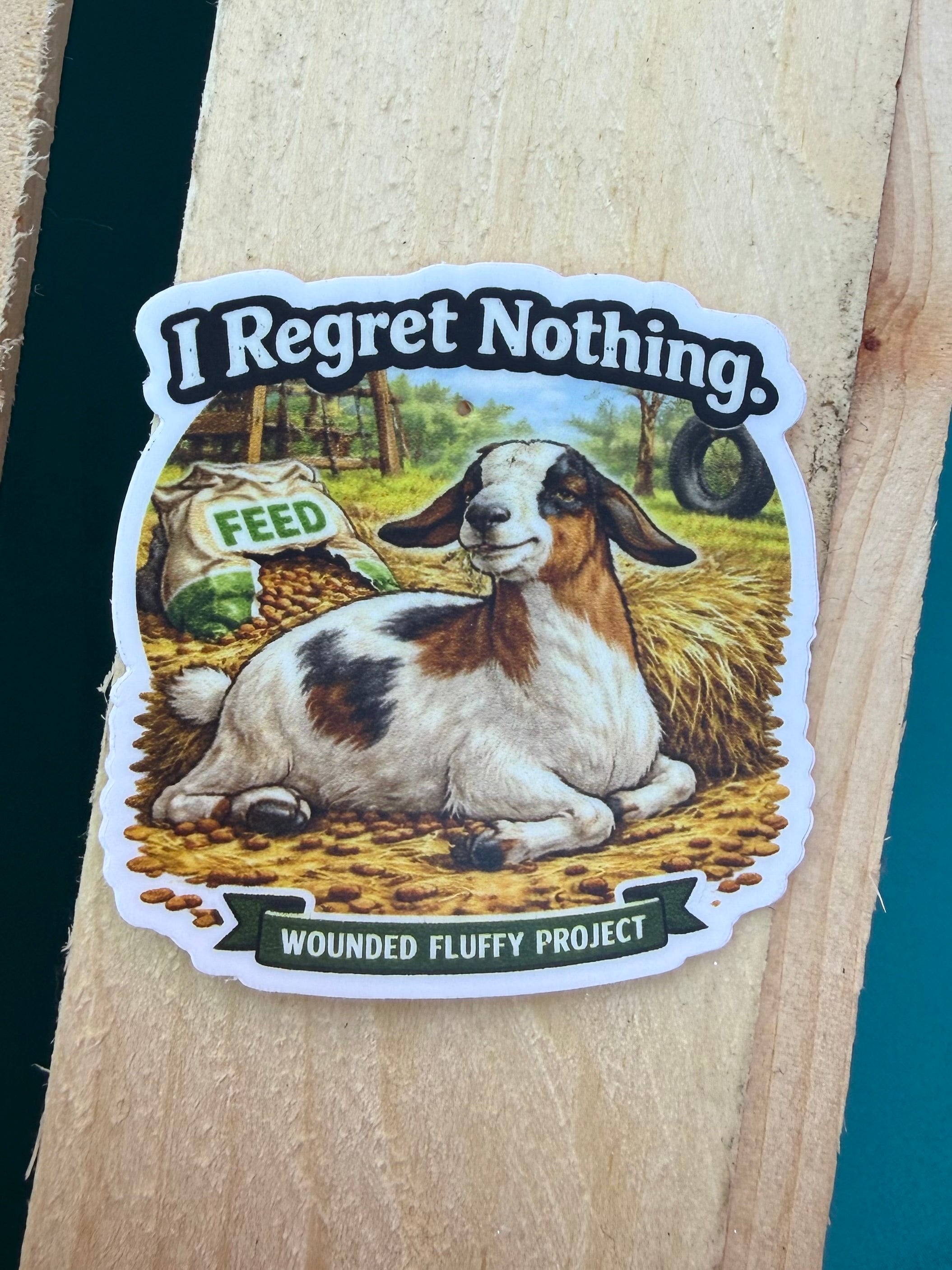Sticker- Wounded Fluffy Project