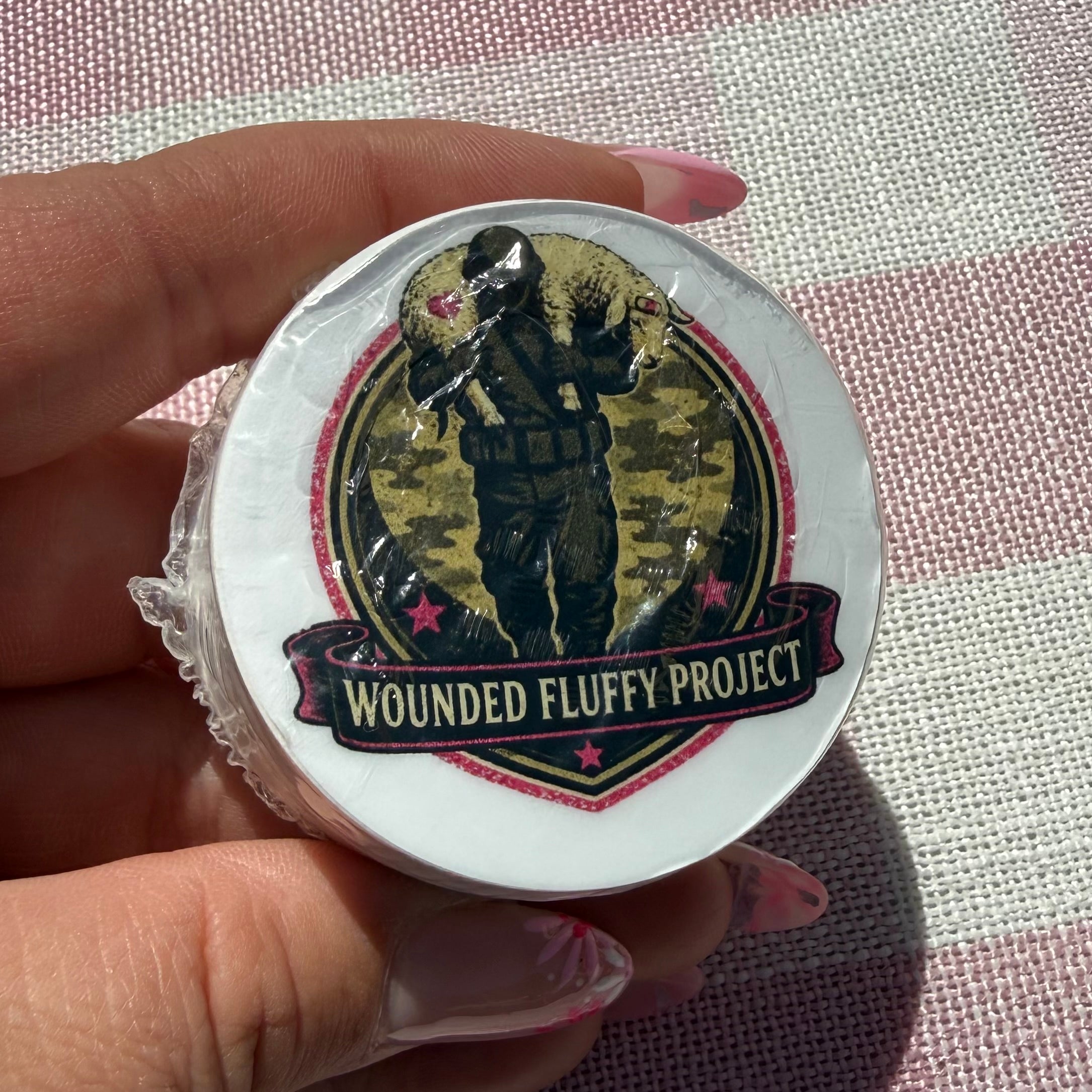 Sticker- Wounded Fluffy Project