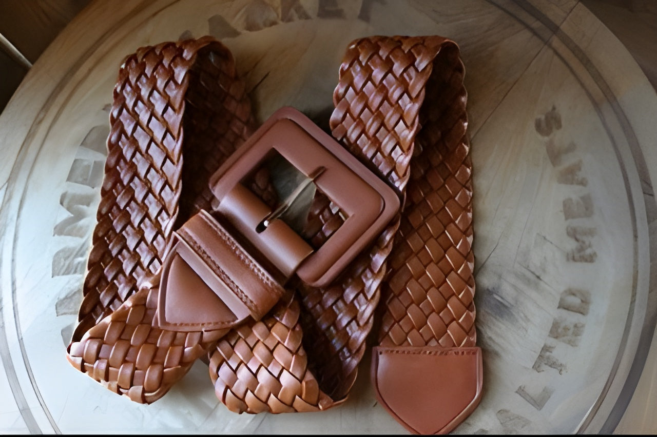 Braided Leather Belt
