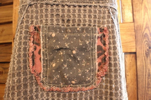 Patchwork Porch Overalls Black