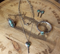 Turquoise Key To The Barn Jewelry Set