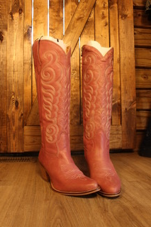 Pink Cowgirl Boots | Genuine Leather Western Boots