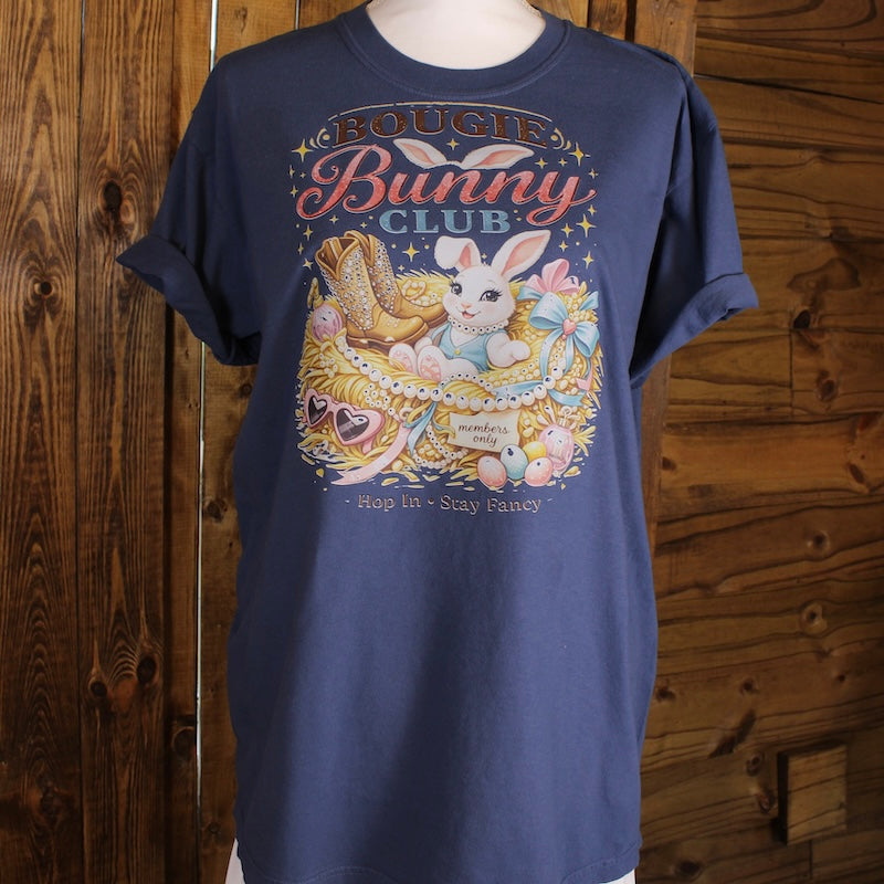 Bougie Bunny Club Easter Tee