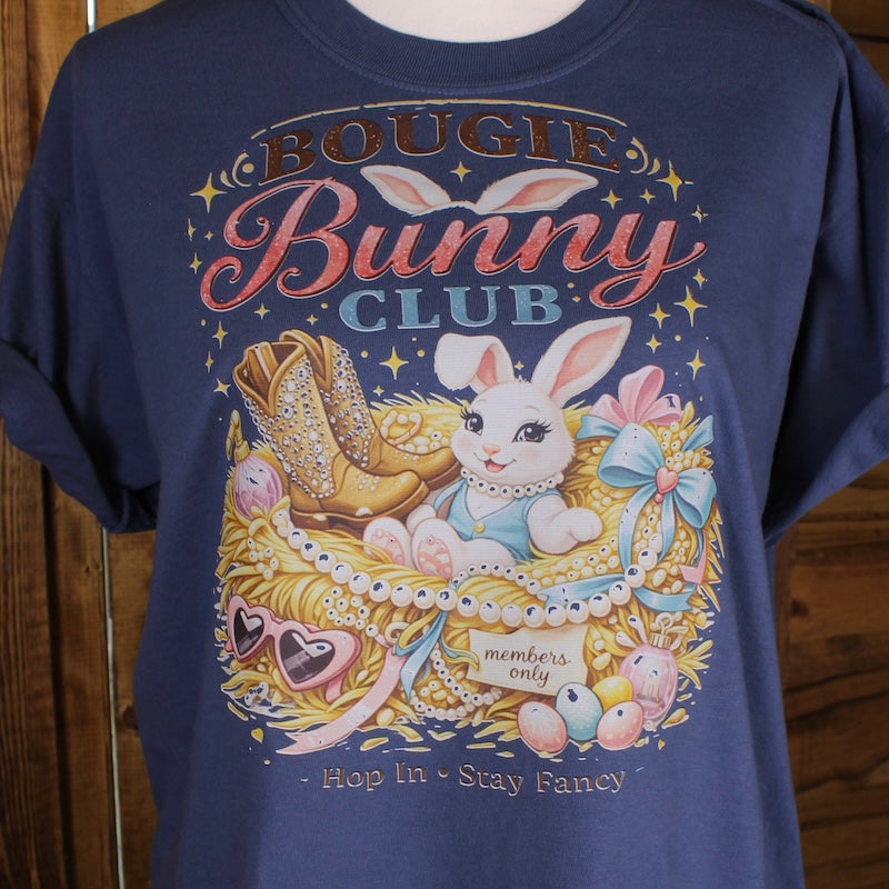 Bougie Bunny Club Easter Tee
