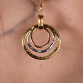 Layered Hoop Earrings | Vintage Boho Triple Circle Earrings