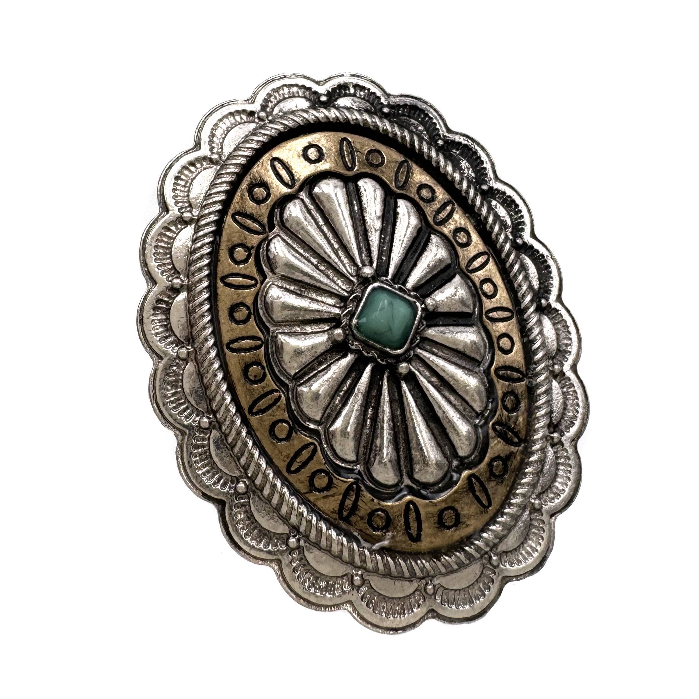 Western Concho Statement Ring