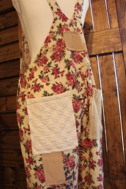 Patchwork Porch Overalls