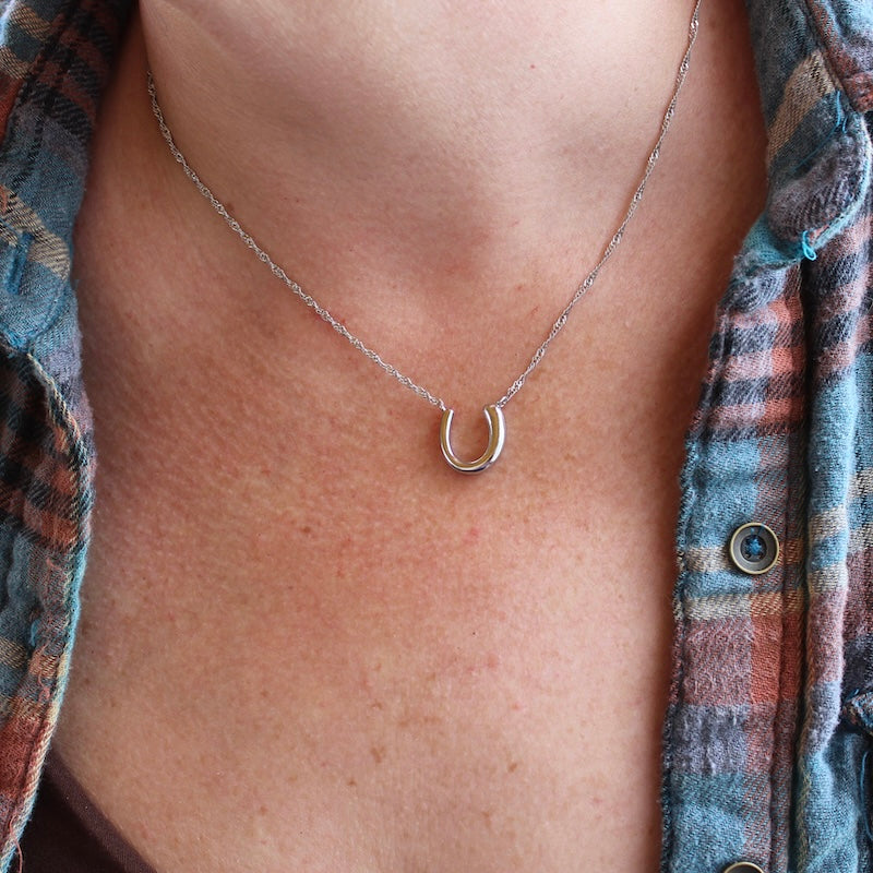 Lucky horseshoe necklace