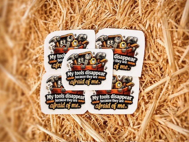 Blue Color Humor Stickers